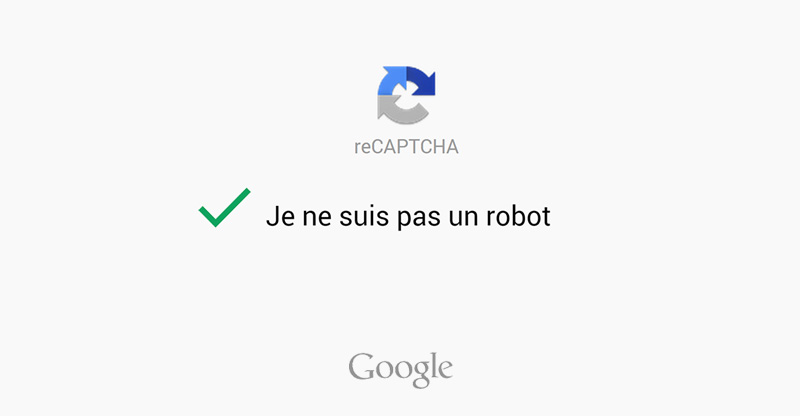 Google propose une version simplifiée de «reCaptcha»