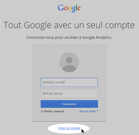 Créer un compte Google